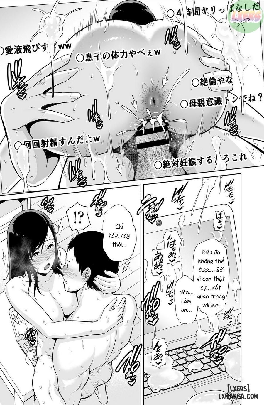 manhwax10.com - Truyện Manhwa Haha wa Yoru ni Saku Single Mother no Haishin Kiroku Chương Oneshot Trang 54