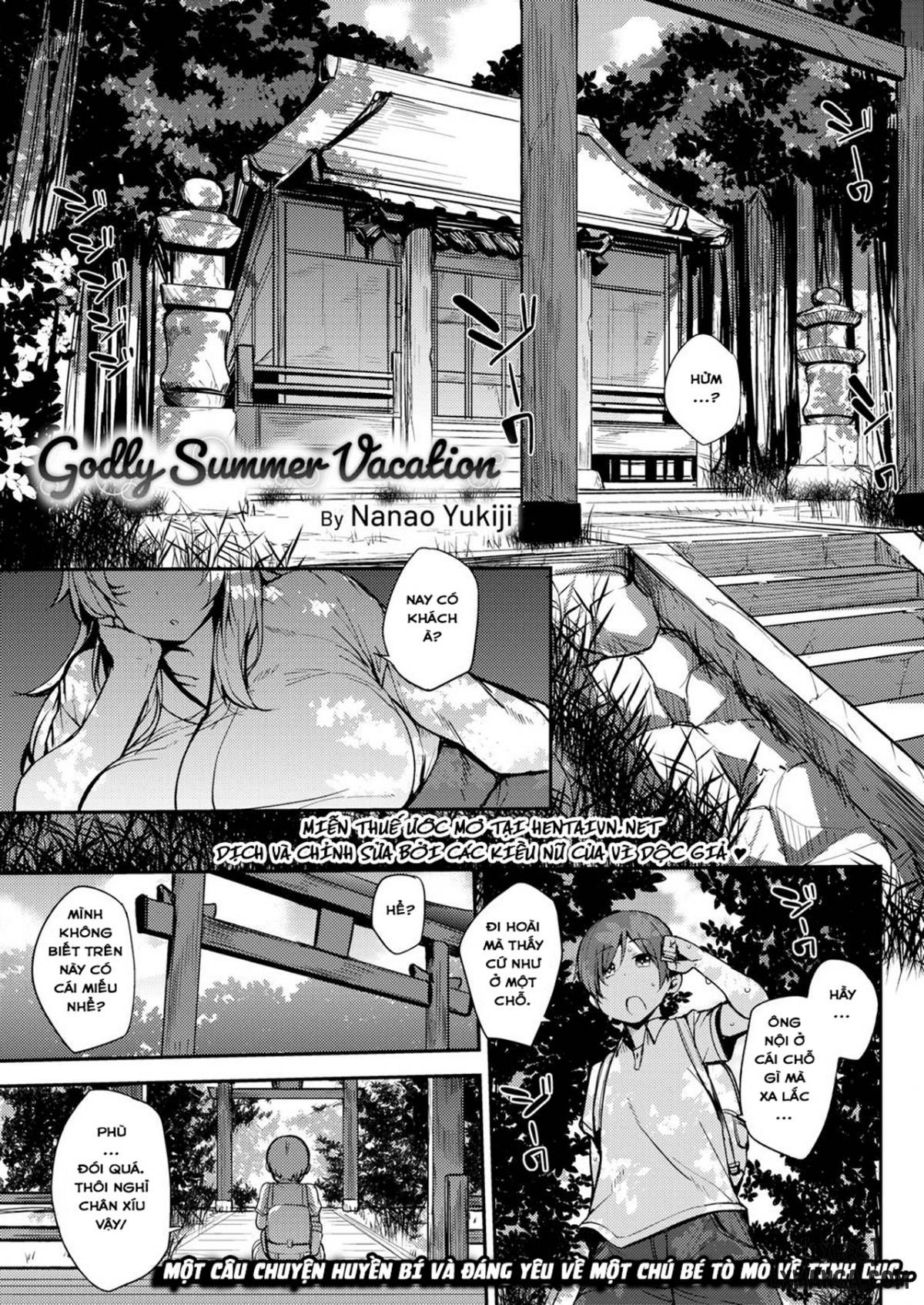 manhwax10.com - Truyện Manhwa A Godly Summer Vacation Chương Oneshot Trang 1