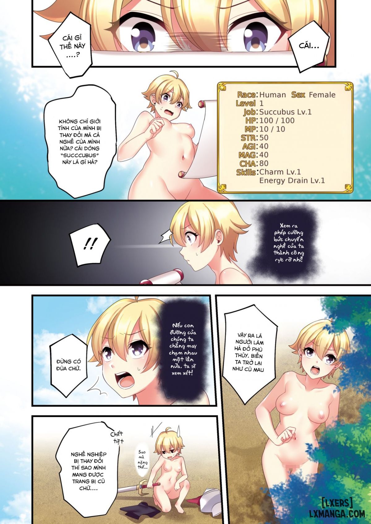 manhwax10.com - Truyện Manhwa Sakyubasu ♀ ni Kyousei Tenshoku Saserareta Ore ♂ Chương Oneshot Trang 4