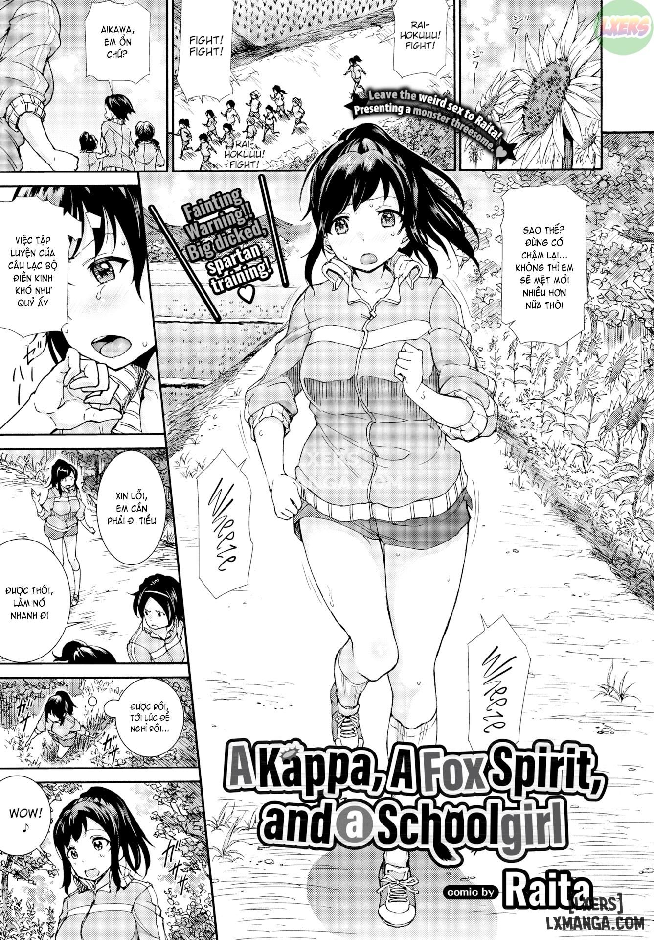 manhwax10.com - Truyện Manhwa A Kappa, A Fox Spirit, and a Schoolgirl Chương Oneshot Trang 1