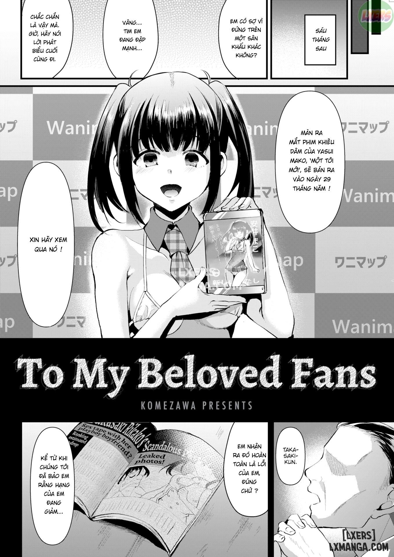 manhwax10.com - Truyện Manhwa To My Beloved Fans Chương Oneshot Trang 2