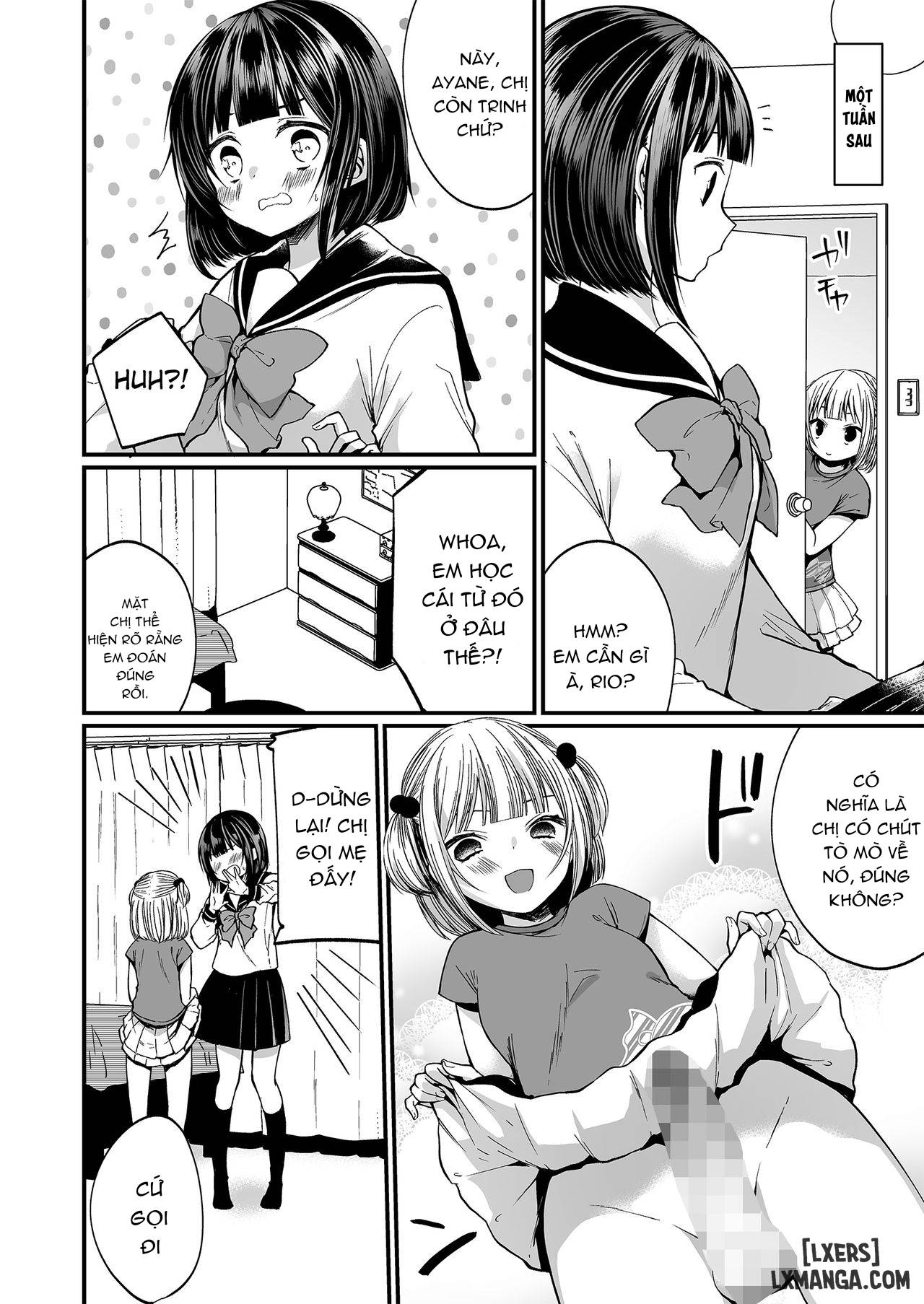 manhwax10.com - Truyện Manhwa Hatsujou Futanari Musume to Mesu Ochi Papa Chương Oneshot Trang 14