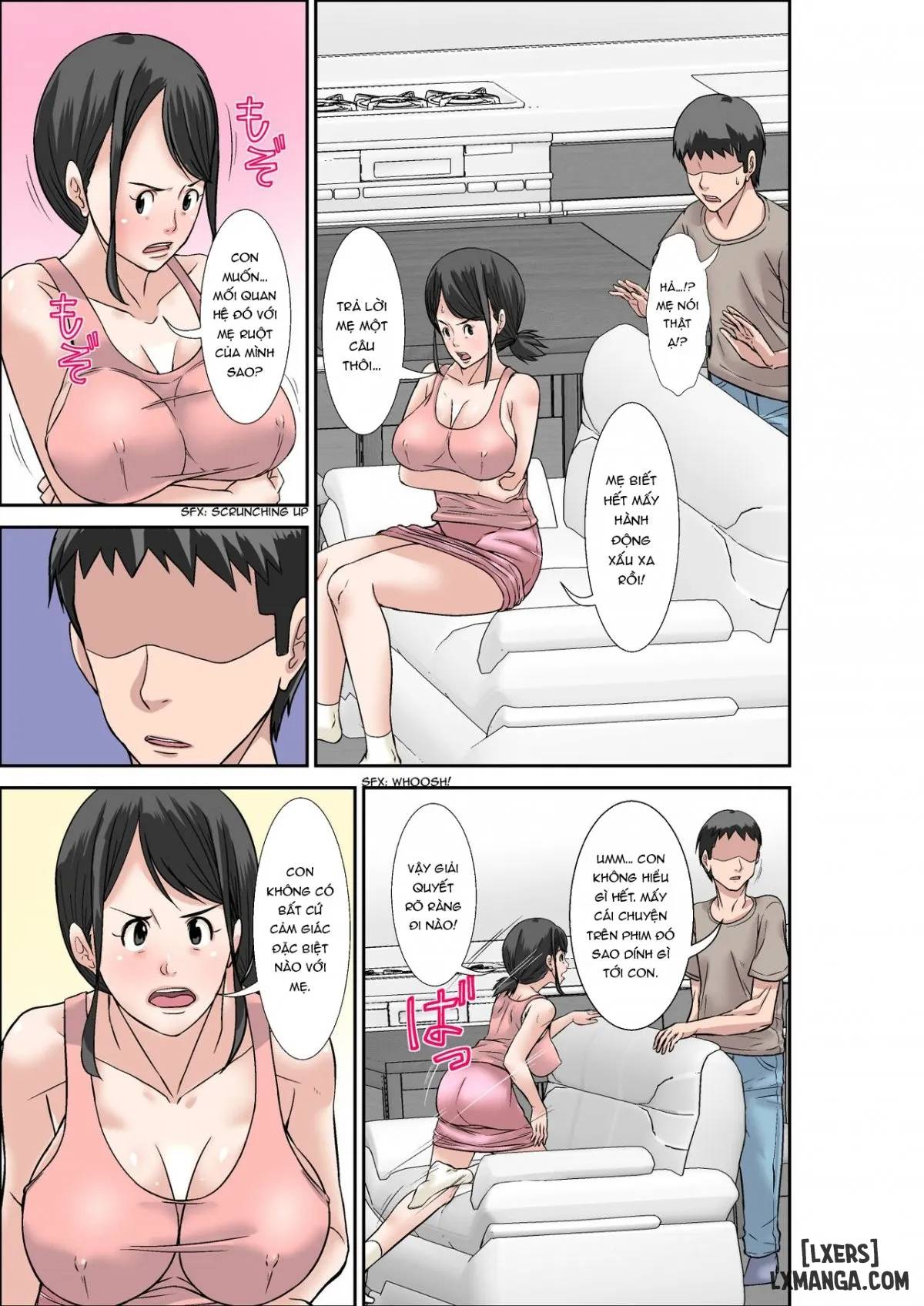 manhwax10.com - Truyện Manhwa Hahaoya to SEX shiyou to shitara cho binkan taishitsu no oba ga wana ni kakatta hanashi Chương 2 END Trang 26