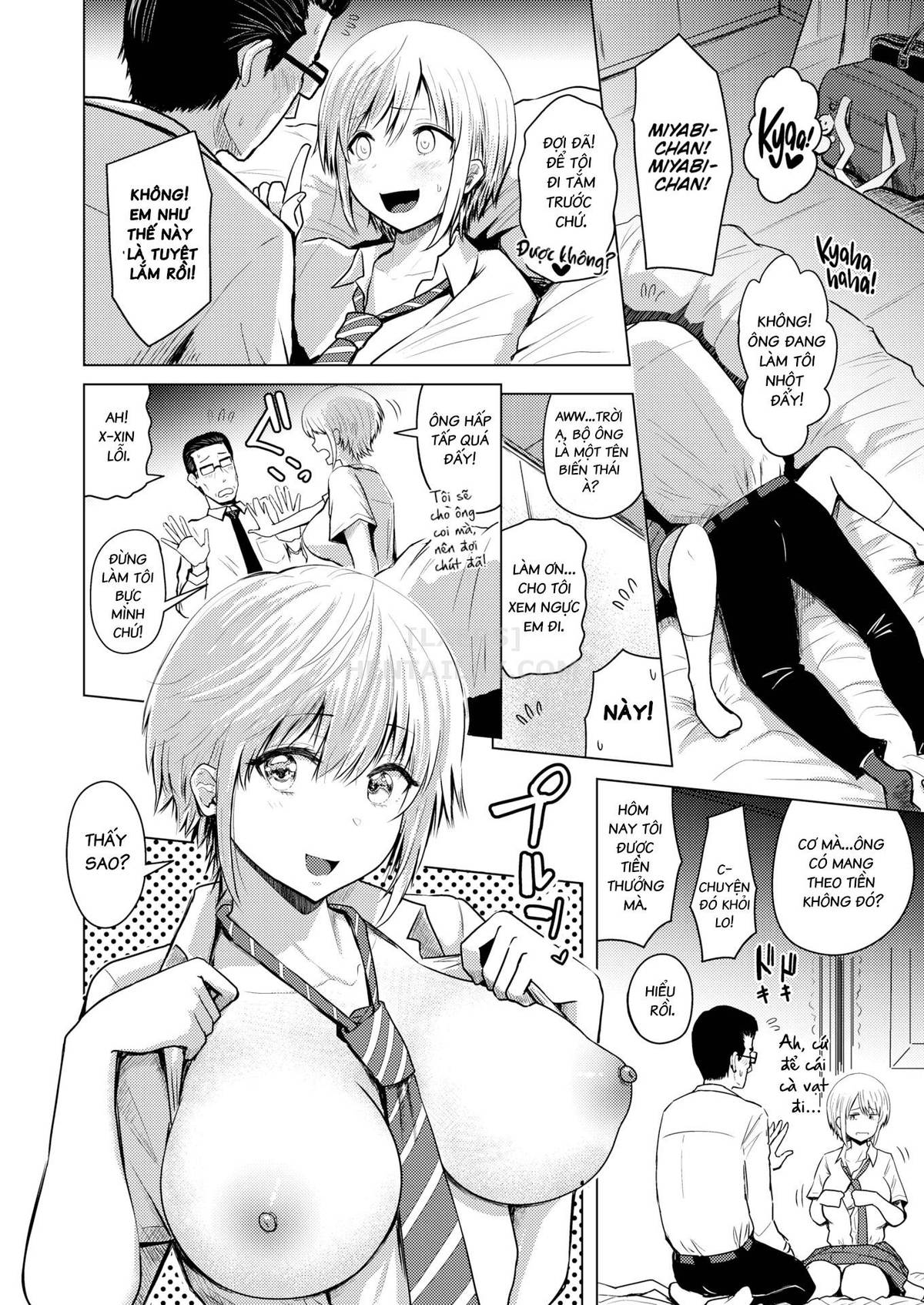 manhwax10.com - Truyện Manhwa Miyabi-chan và Ông chú Chương Oneshot Trang 6