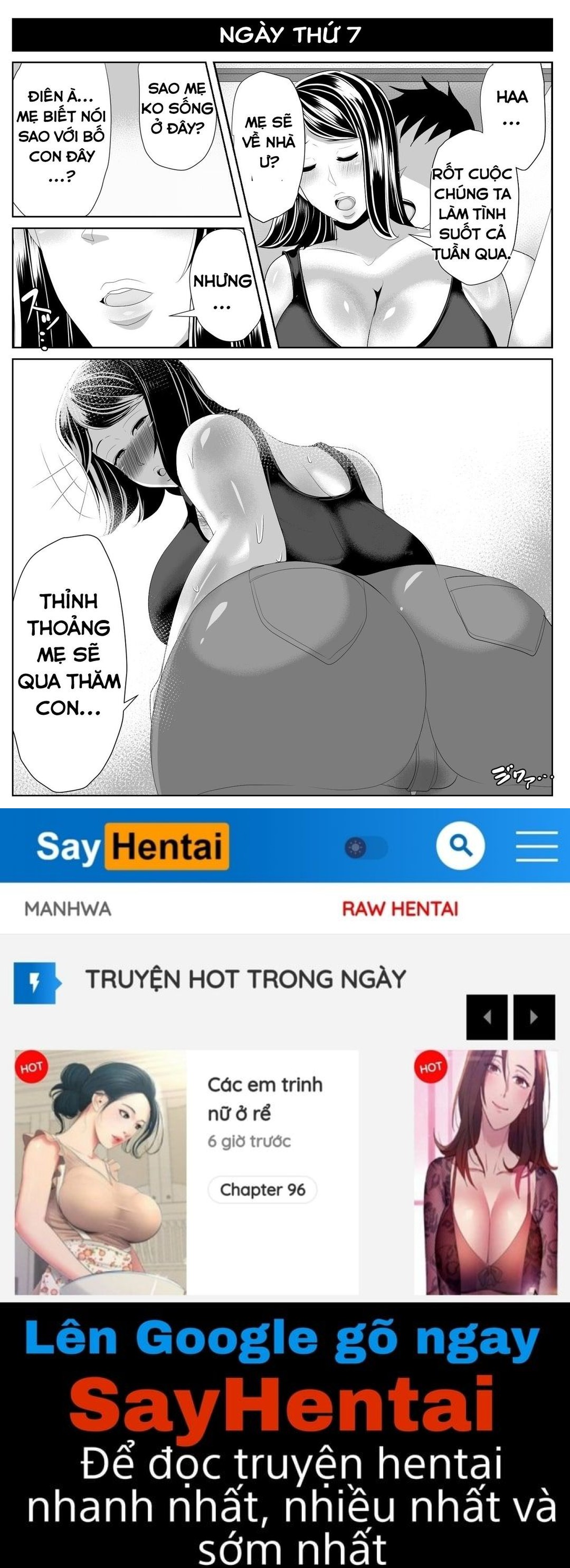 manhwax10.com - Truyện Manhwa Bảy ngày nóng bỏng với mẹ Chương Oneshot Trang 34