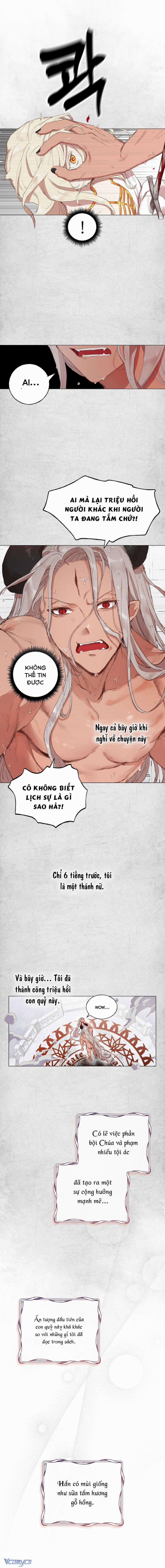 manhwax10.com - Truyện Manhwa [18+] Cách Một Thánh Nữ Sa Ngã Sống Cùng Quỷ Dữ Chương 1 Trang 8