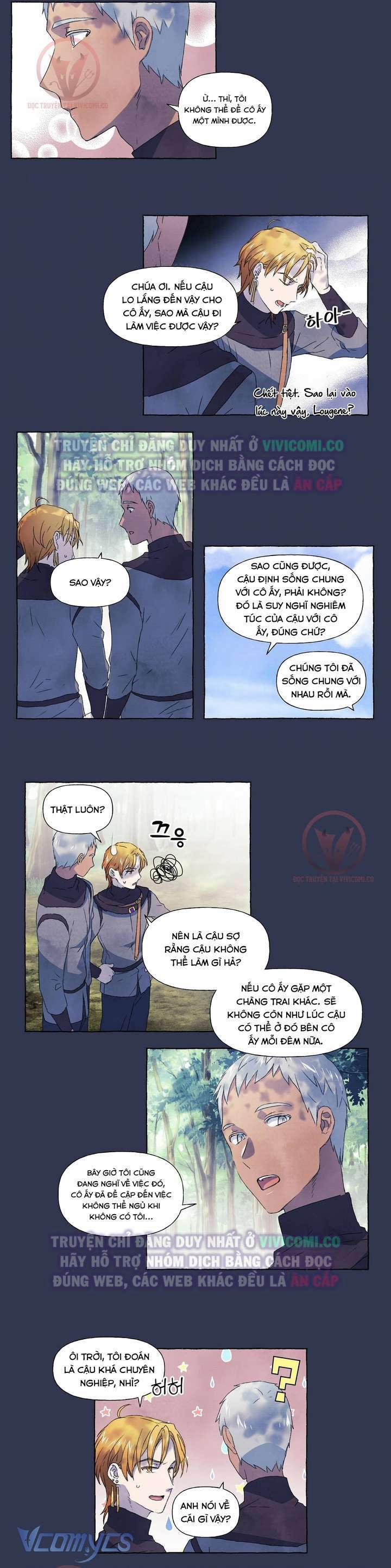 manhwax10.com - Truyện Manhwa [18+] Chàng Sói Ngốc Và Nàng Thủ Thư Chương 10 Trang 7