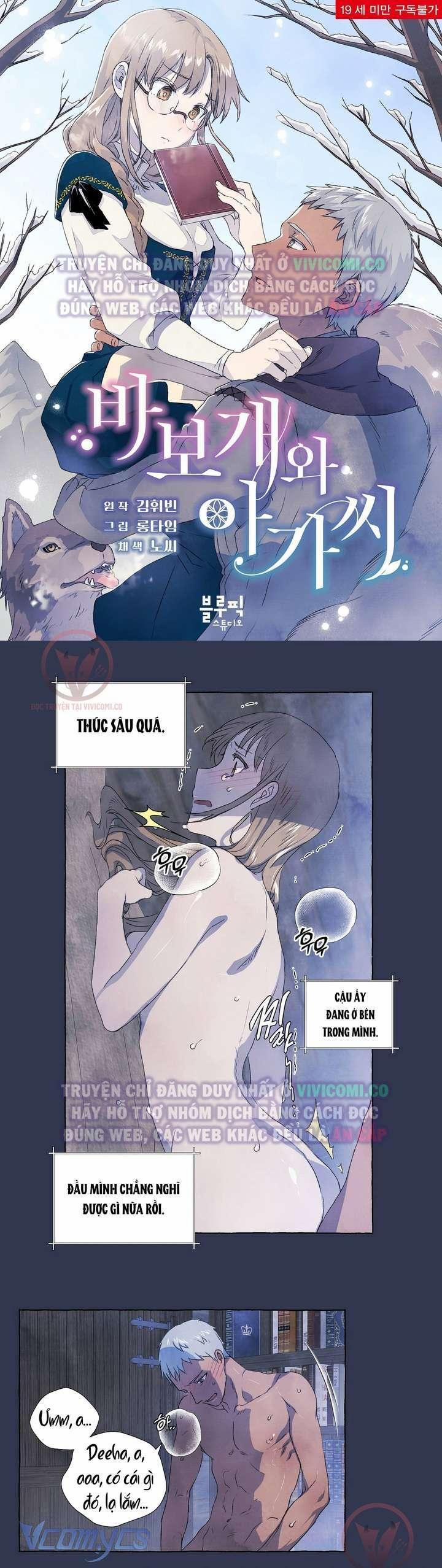 manhwax10.com - Truyện Manhwa [18+] Chàng Sói Ngốc Và Nàng Thủ Thư Chương 13 Trang 2