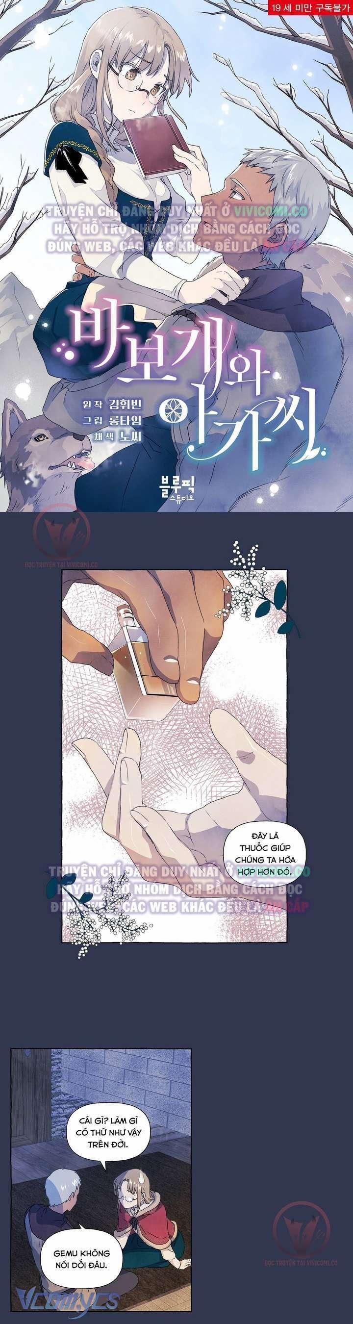 manhwax10.com - Truyện Manhwa [18+] Chàng Sói Ngốc Và Nàng Thủ Thư Chương 17 Trang 2