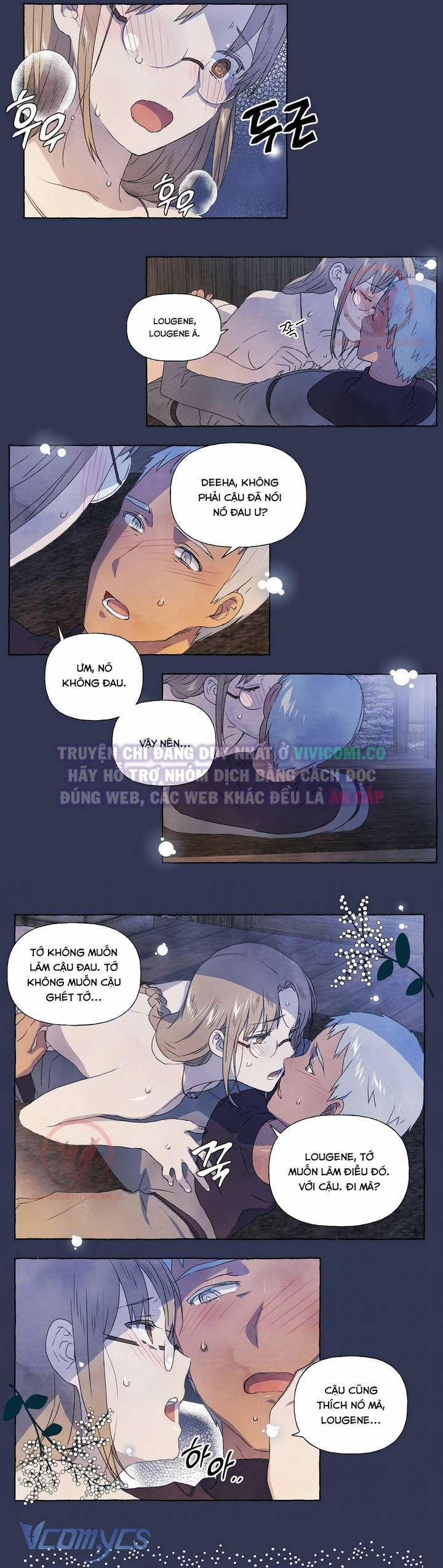 manhwax10.com - Truyện Manhwa [18+] Chàng Sói Ngốc Và Nàng Thủ Thư Chương 18 Trang 4