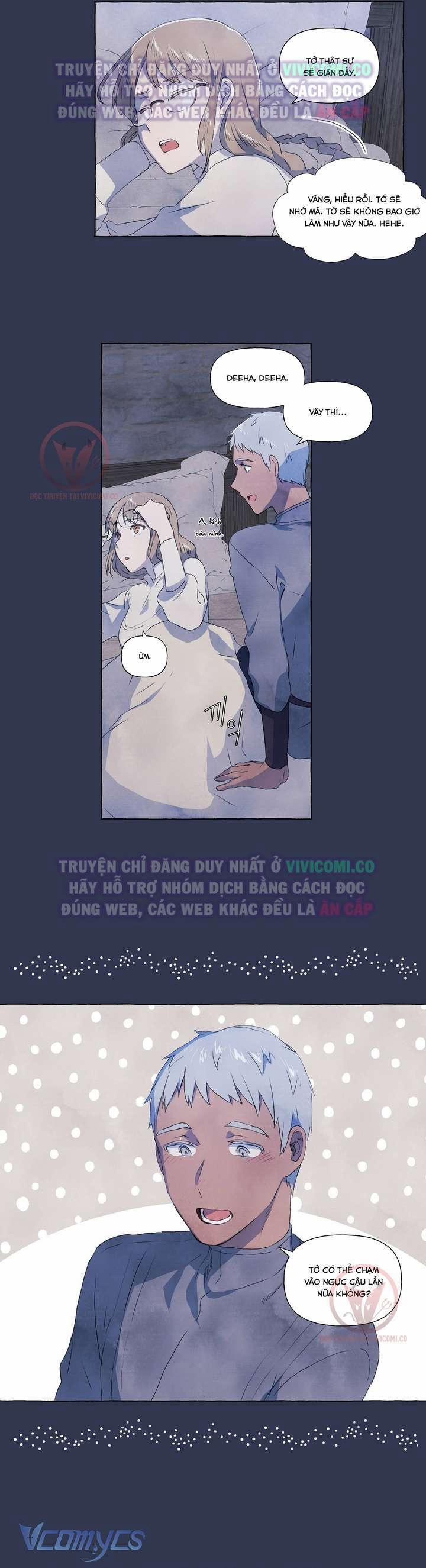 manhwax10.com - Truyện Manhwa [18+] Chàng Sói Ngốc Và Nàng Thủ Thư Chương 2 Trang 13