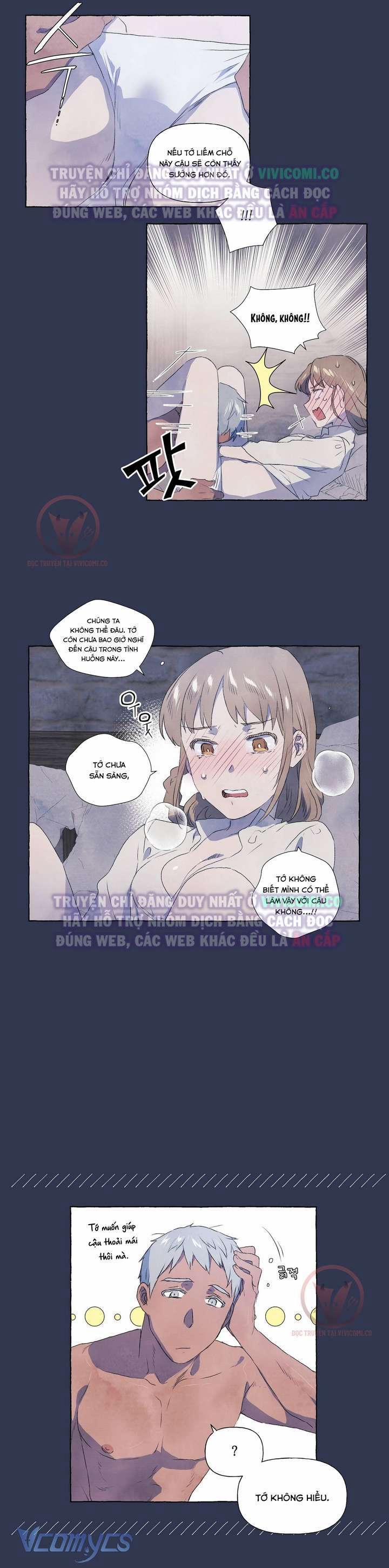 manhwax10.com - Truyện Manhwa [18+] Chàng Sói Ngốc Và Nàng Thủ Thư Chương 3 Trang 14