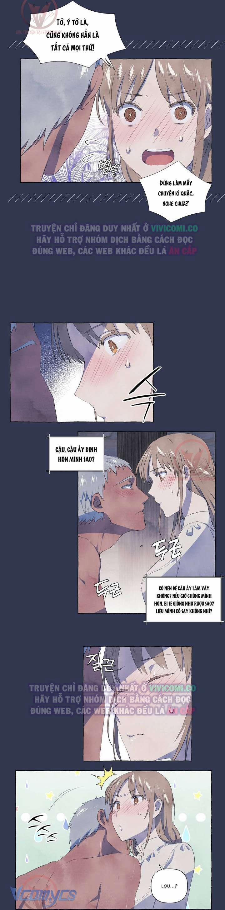 manhwax10.com - Truyện Manhwa [18+] Chàng Sói Ngốc Và Nàng Thủ Thư Chương 4 Trang 6