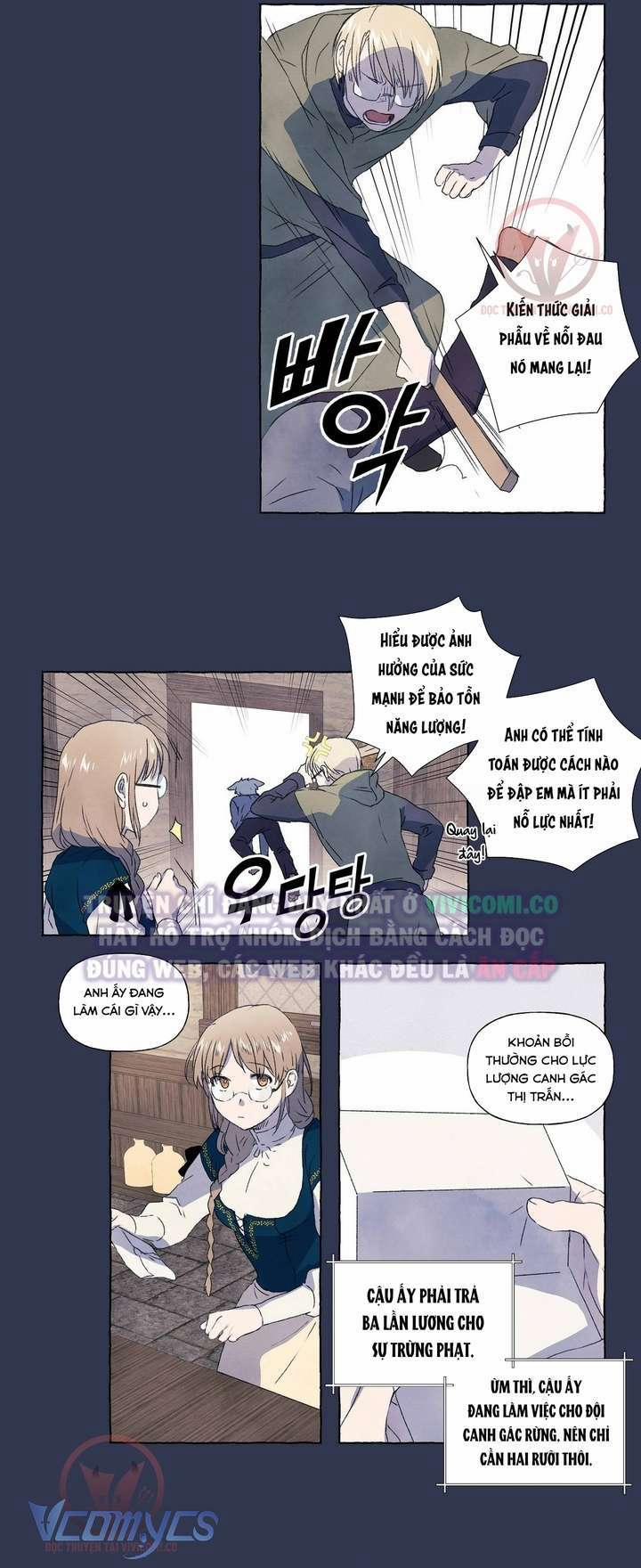 manhwax10.com - Truyện Manhwa [18+] Chàng Sói Ngốc Và Nàng Thủ Thư Chương 5 Trang 16