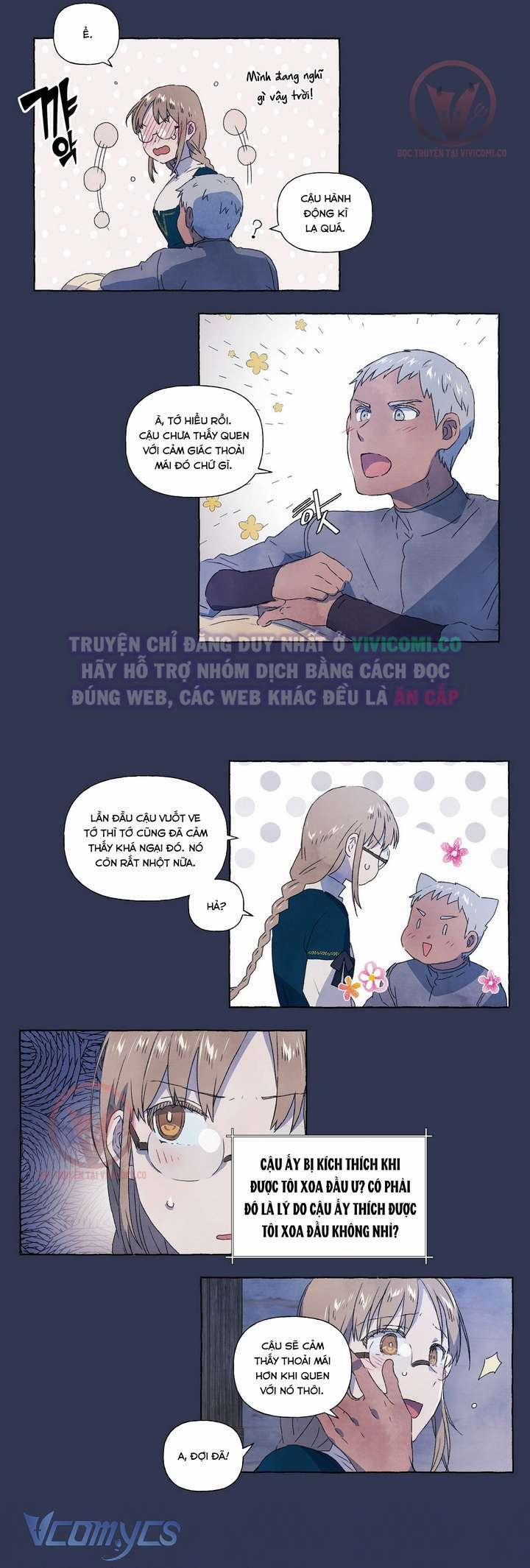 manhwax10.com - Truyện Manhwa [18+] Chàng Sói Ngốc Và Nàng Thủ Thư Chương 7 Trang 7