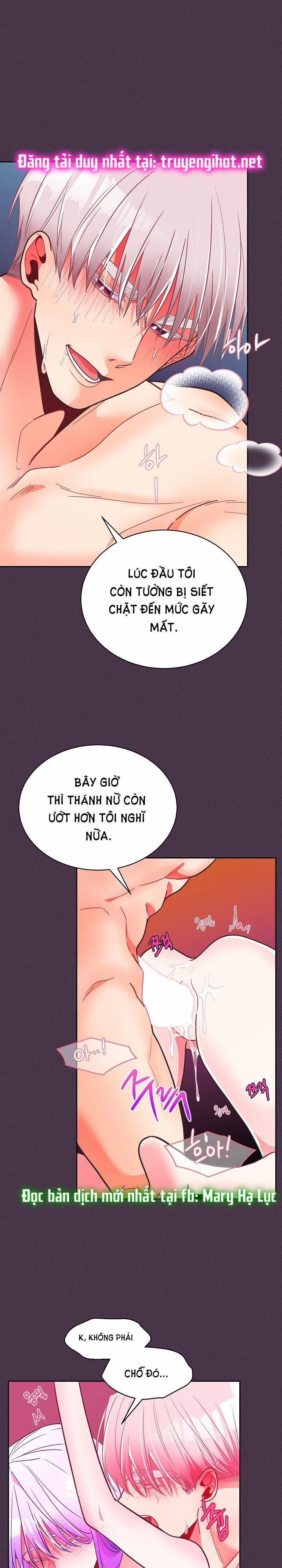 manhwax10.com - Truyện Manhwa [18+] Đêm Bí Mật Của Thánh Nữ Bị Giam Cầm Chương 25 5 Trang 2