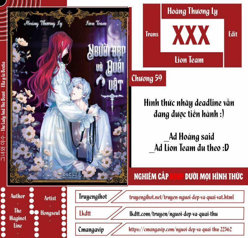 manhwax10.com - Truyện Manhwa [18+] Người Đẹp Và Quái Thú Chương 59 Trang 1