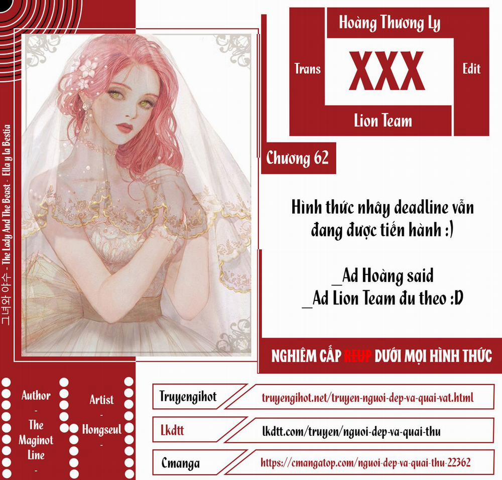 manhwax10.com - Truyện Manhwa [18+] Người Đẹp Và Quái Vật Chương 62 1 Trang 2