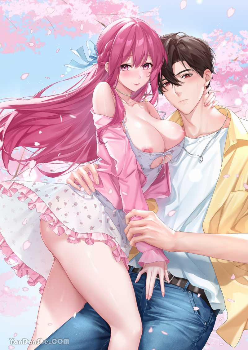 manhwax10.com - Truyện Manhwa [21+] 0.1% Tình Yêu Vol 1~ Buổi Hẹn Hò Hiếm Có Dưới Gốc Cây Anh Đào, Cho Dù Trời Bỗng Nhiên Đổ Cơn Mưa, Cũng Phải Làm Tình Với Bạn Trai Chờ Mưa Tạnh Chương 1 Trang 2