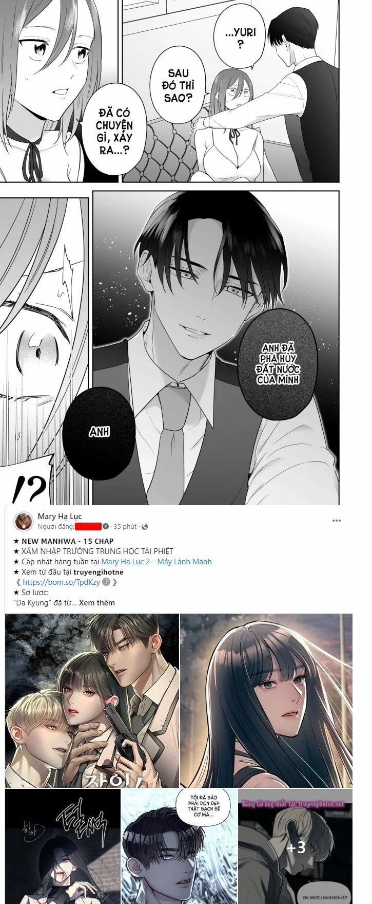 manhwax10.com - Truyện Manhwa [21+] Cựu Nhân Vật Phản Diện Và Hoàng Tử Sa Ngã – Nam Yandere Chương 3 1 Trang 10