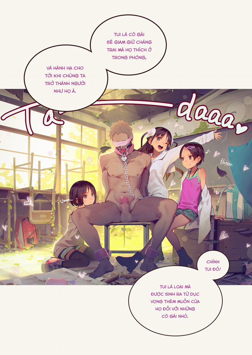 manhwax10.com - Truyện Manhwa 淫魔少女３人におちんちん遊ばれる本 Chương Oneshot Trang 10