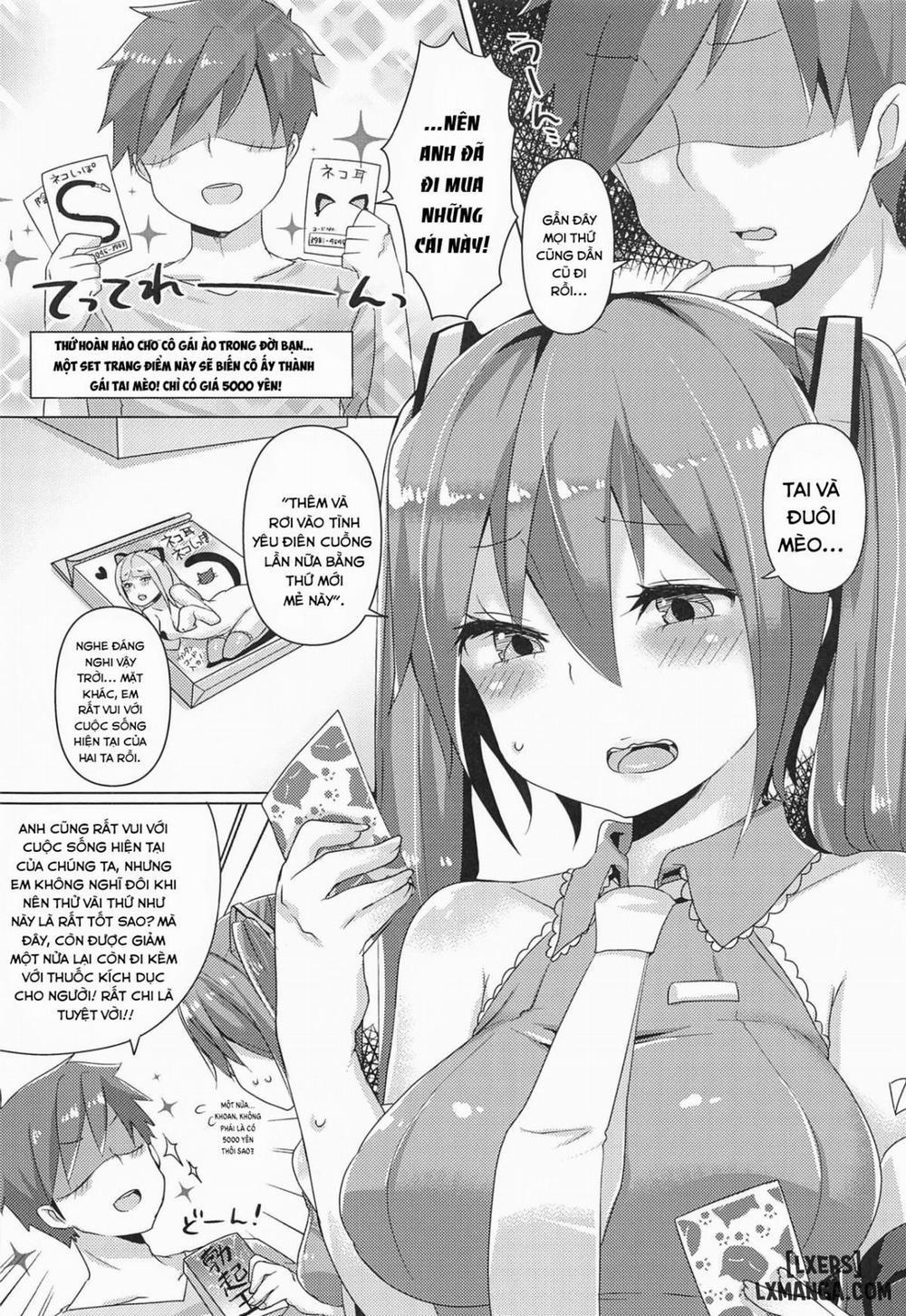 manhwax10.com - Truyện Manhwa A Book About Installing a Catgirl Plugin and Having Lovey-Dovey Sex With Miku-chan Chương Oneshot Trang 4