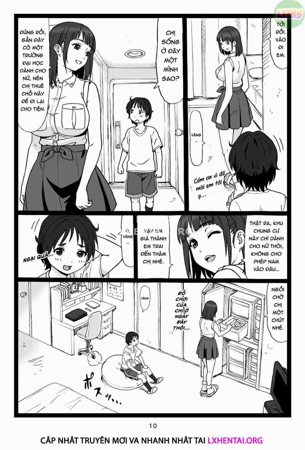 manhwax10.com - Truyện Manhwa A Pretty Onee-San, that's sitting on a Bench in the Park...suddenly says to Me: [Show Me Your Dick] Chương Oneshot Trang 13