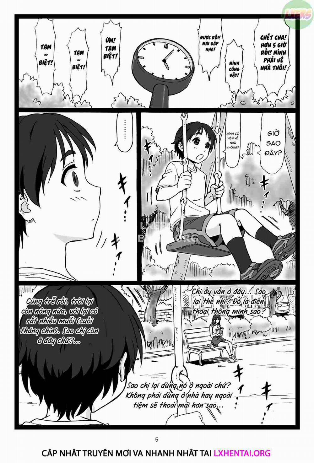 manhwax10.com - Truyện Manhwa A Pretty Onee-San, that's sitting on a Bench in the Park...suddenly says to Me: [Show Me Your Dick] Chương Oneshot Trang 8