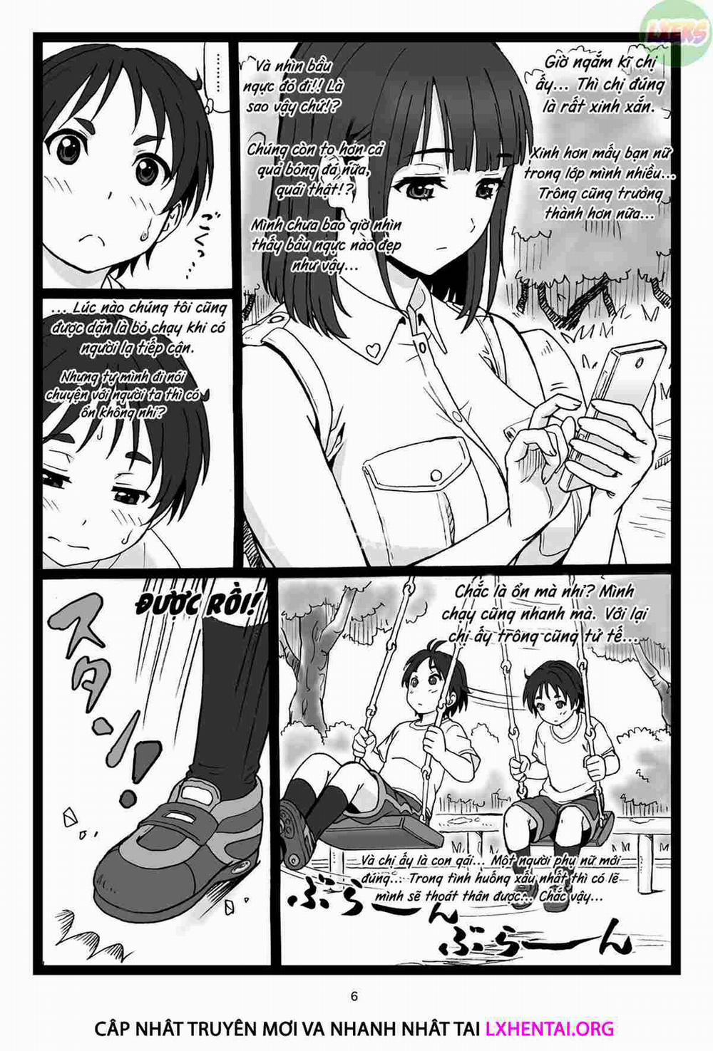 manhwax10.com - Truyện Manhwa A Pretty Onee-San, that's sitting on a Bench in the Park...suddenly says to Me: [Show Me Your Dick] Chương Oneshot Trang 9