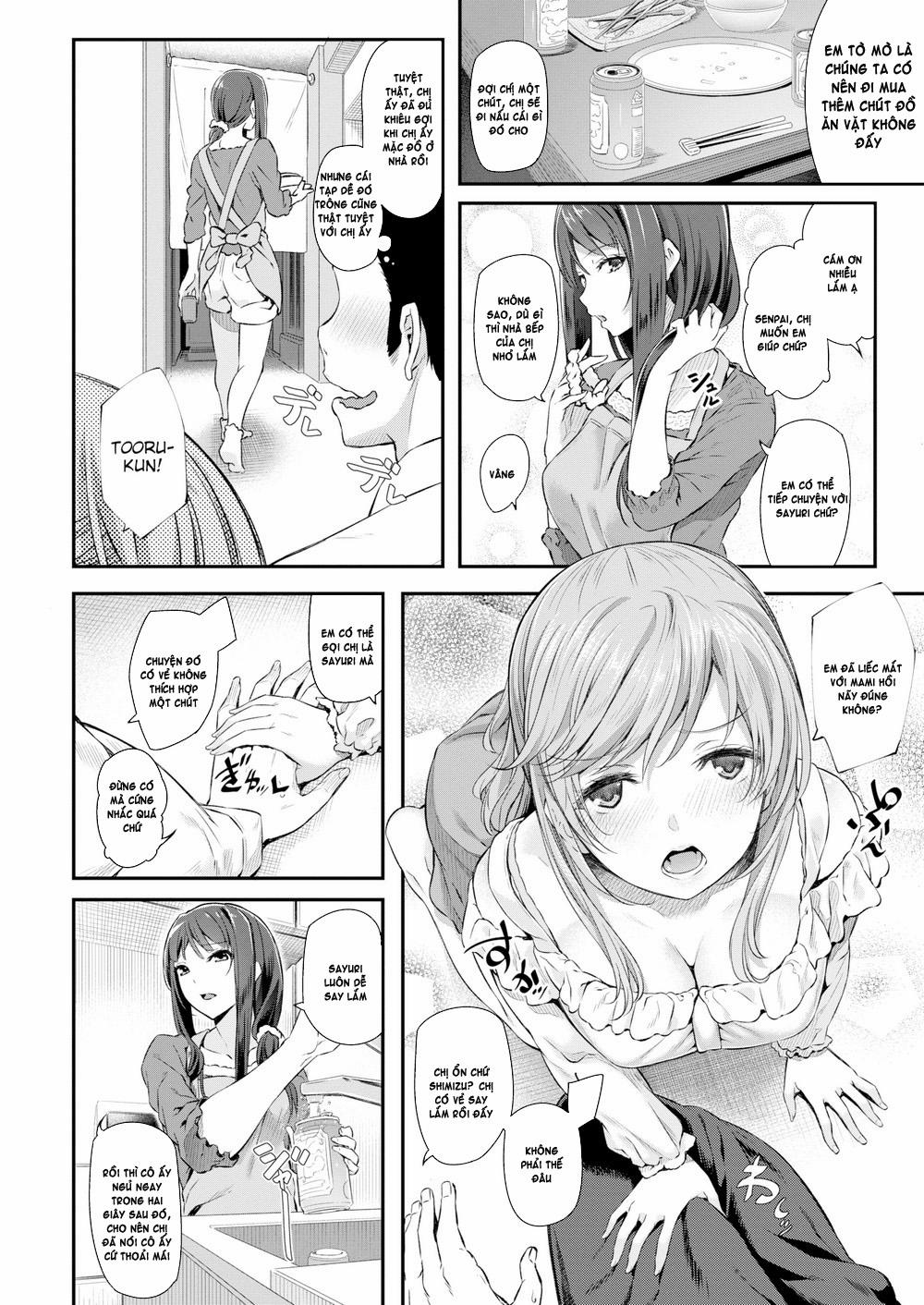 manhwax10.com - Truyện Manhwa A Senpai on Each Arm (Chap 1) Chương 1 Trang 3