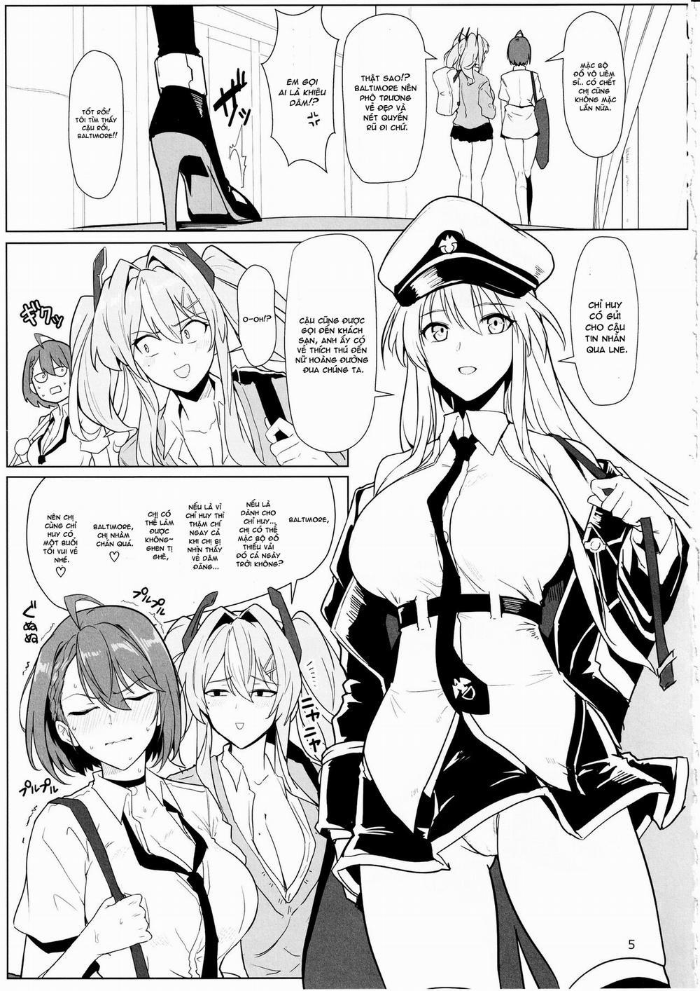 manhwax10.com - Truyện Manhwa ace Queen na Enterprise to Baltimore to Sukebe suru Hon (Azur Lane) Chương Oneshot Trang 6