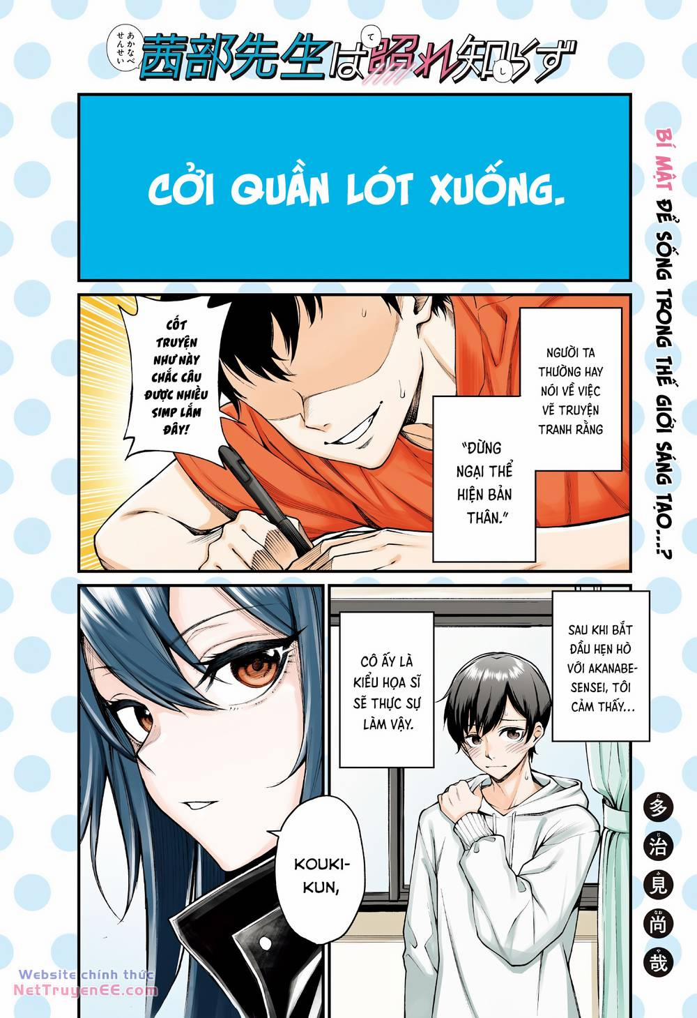 manhwax10.com - Truyện Manhwa Akanabe-Sensei Chẳng Biết Xấu Hổ Là Gì Chương 1 Trang 2