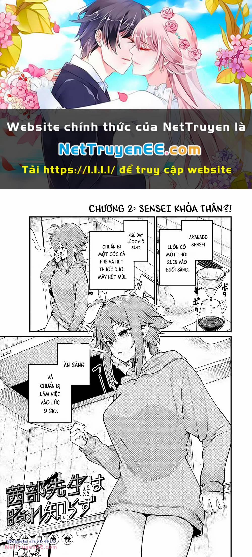 manhwax10.com - Truyện Manhwa Akanabe-Sensei Chẳng Biết Xấu Hổ Là Gì Chương 2 Trang 1