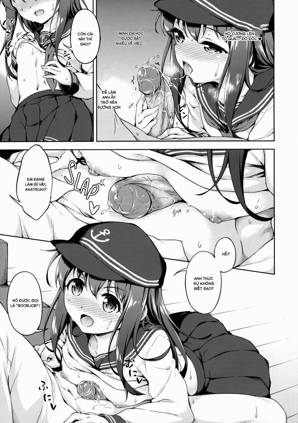 manhwax10.com - Truyện Manhwa Akatsuki to Otona no Jikan (Kantai Collection -KanColle-) Chương Oneshot Trang 8