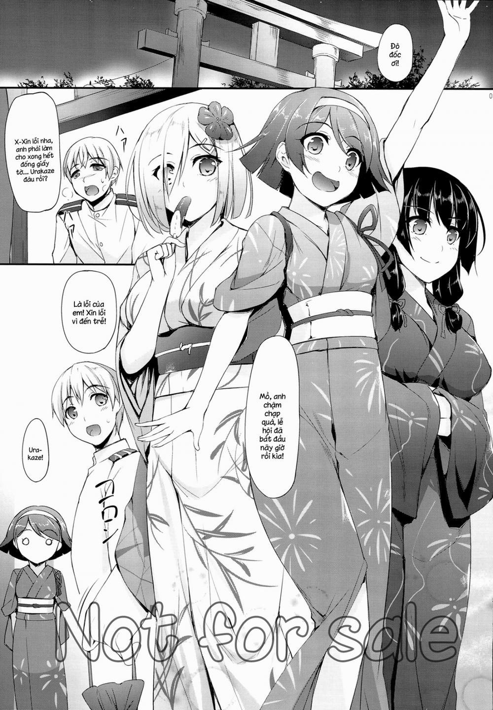 manhwax10.com - Truyện Manhwa Aki To Matsuri To Urakaze To (Kancolle) Chương Oneshot Trang 3