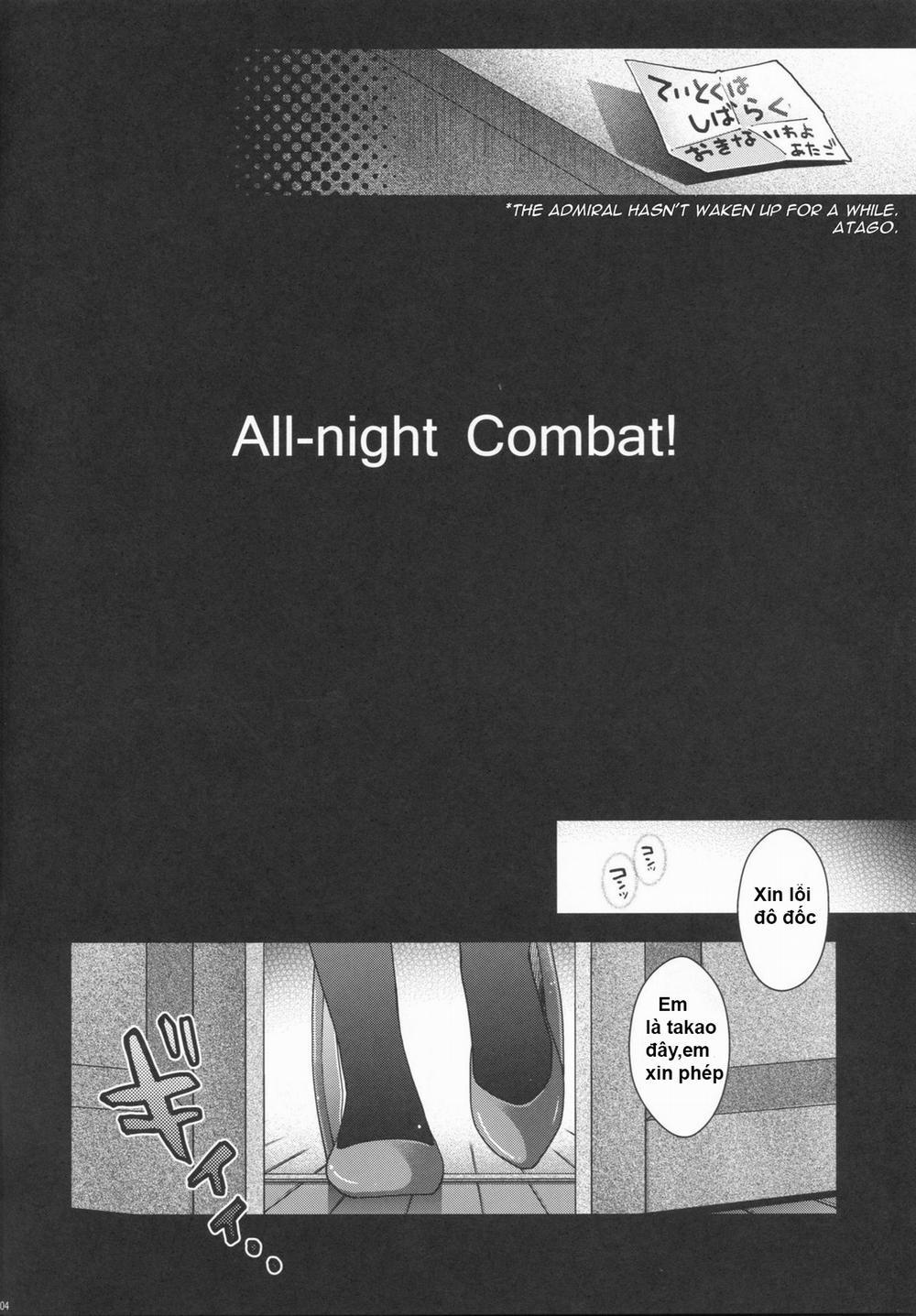 manhwax10.com - Truyện Manhwa All-night Combat! (Kantai Collection -KanColle-) Chương Oneshot Trang 4