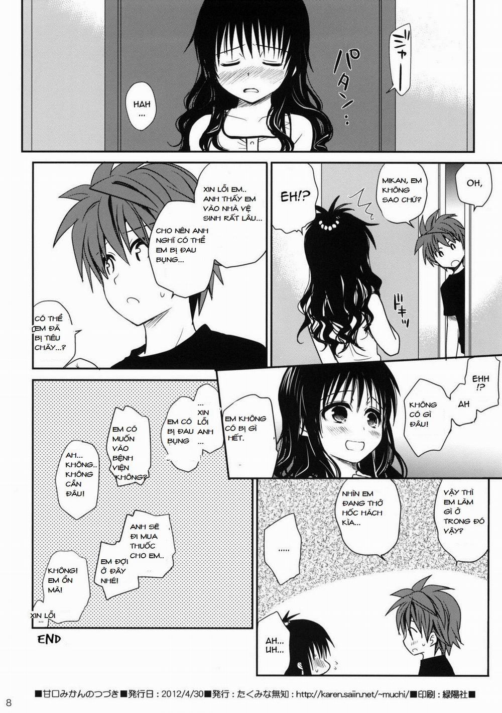 manhwax10.com - Truyện Manhwa Amakuchi Mikan (To LOVE-Ru) Chương 2 End Trang 8