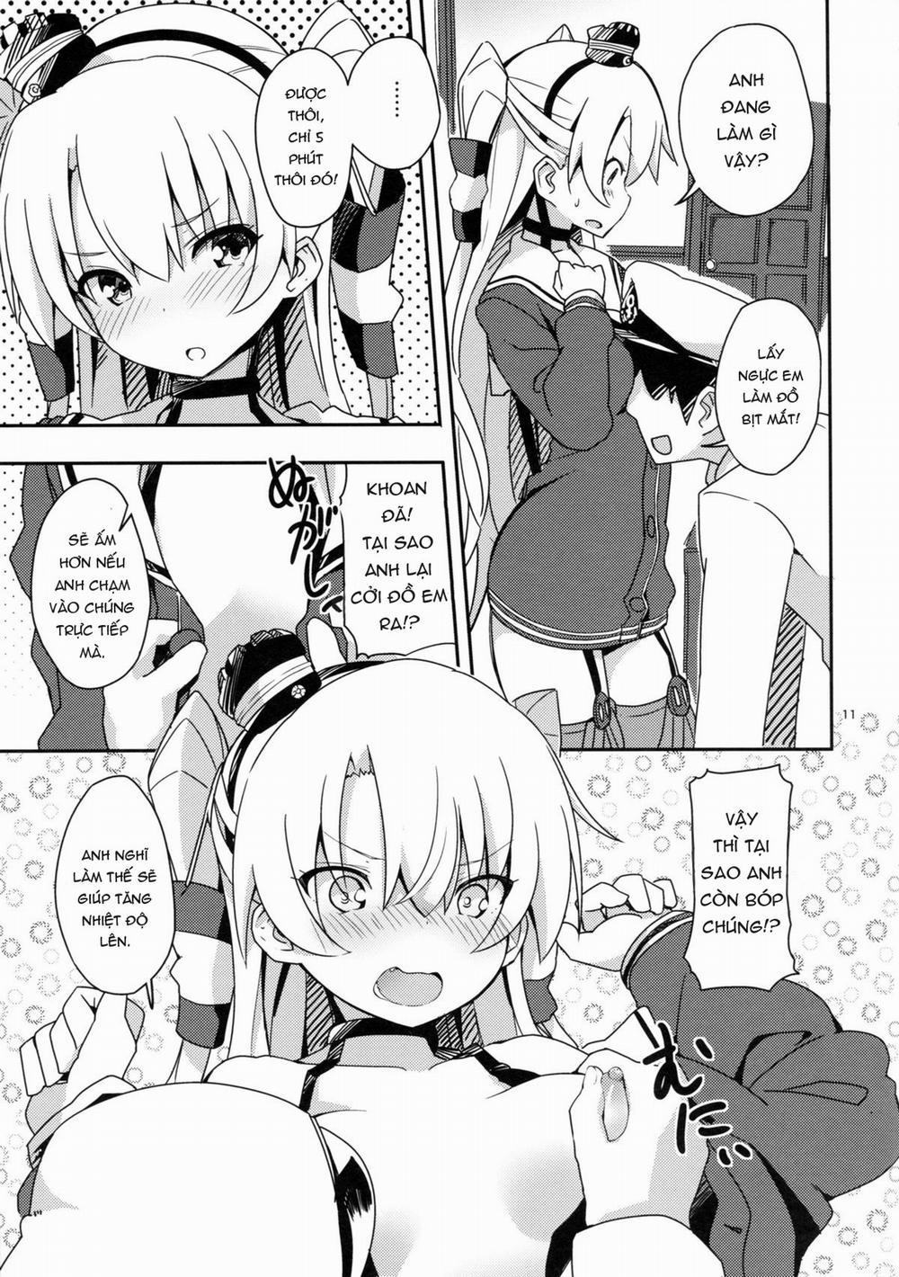 manhwax10.com - Truyện Manhwa Amatsukaze to Tetsuya de H shinagara Houkokusho (Kantai Collection) Chương Oneshot Trang 11