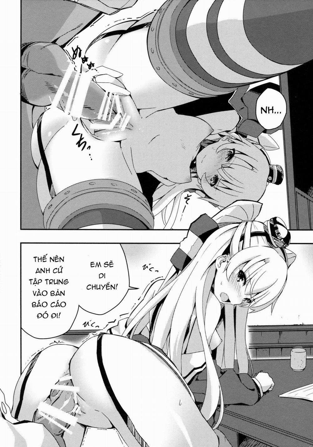 manhwax10.com - Truyện Manhwa Amatsukaze to Tetsuya de H shinagara Houkokusho (Kantai Collection) Chương Oneshot Trang 14