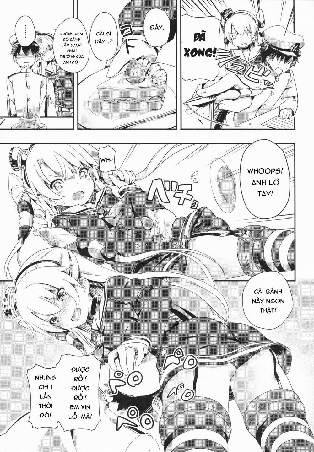 manhwax10.com - Truyện Manhwa Amatsukaze to Tetsuya de H shinagara Houkokusho (Kantai Collection) Chương Oneshot Trang 5