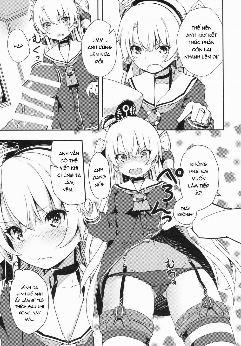 manhwax10.com - Truyện Manhwa Amatsukaze to Tetsuya de H shinagara Houkokusho (Kantai Collection) Chương Oneshot Trang 7