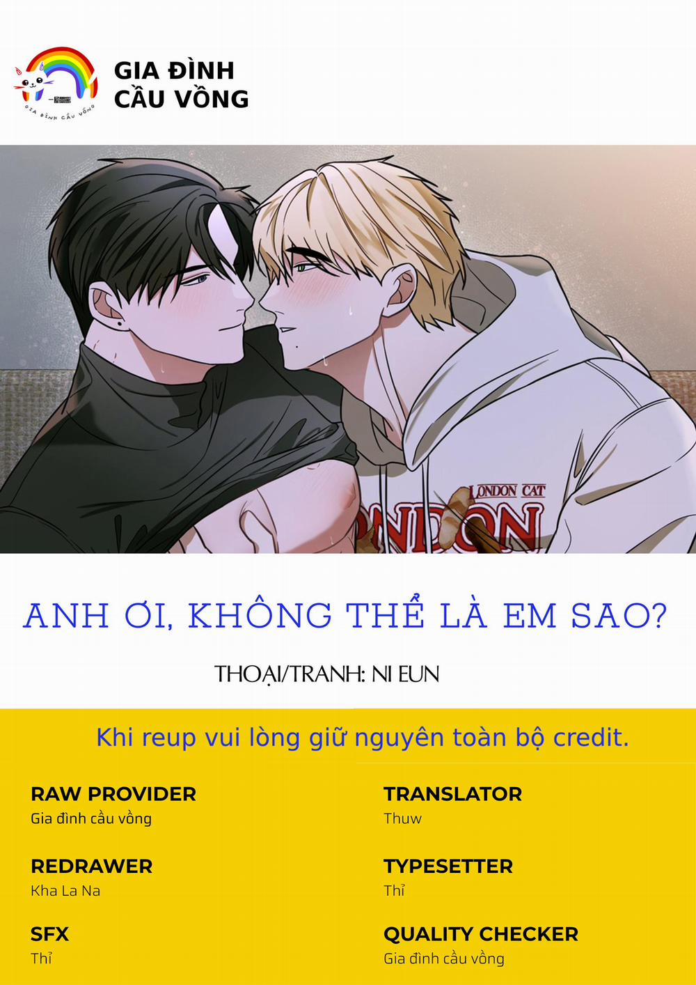 manhwax10.com - Truyện Manhwa ANH ƠI, KHÔNG THỂ LÀ EM SAO? Chương 1 Trang 1