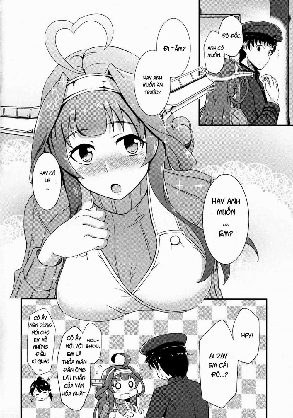 manhwax10.com - Truyện Manhwa Apron Kongou no Osasoi (Kantai Collection, -KanColle-) Chương Oneshot Trang 5