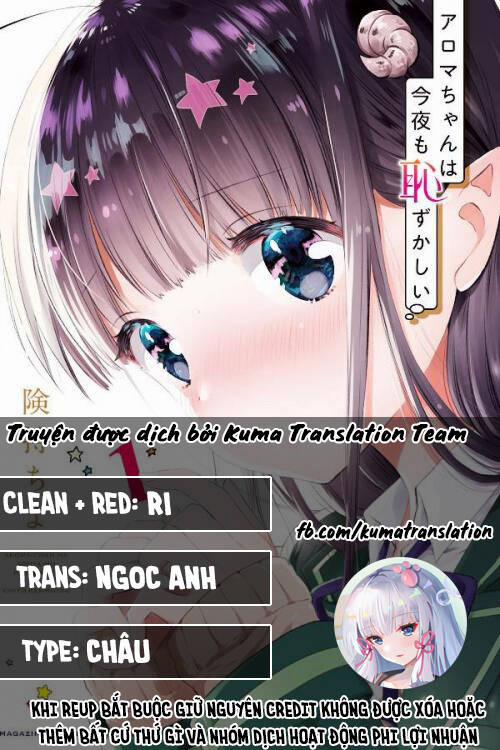 manhwax10.com - Truyện Manhwa Aroma-Chan Wa Konya Mo Hazukashii Chương 13 Trang 1