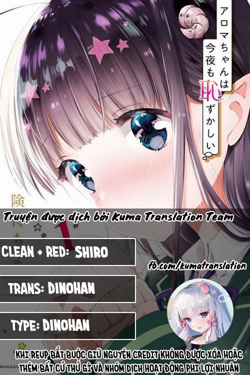 manhwax10.com - Truyện Manhwa Aroma-Chan Wa Konya Mo Hazukashii Chương 9 Trang 1