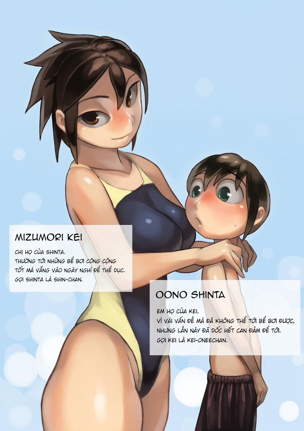 manhwax10.com - Truyện Manhwa Asoko Ga Ookikute Nayandeiru Shota To Itoko No Onee-San Chương Oneshot Full Color Trang 2