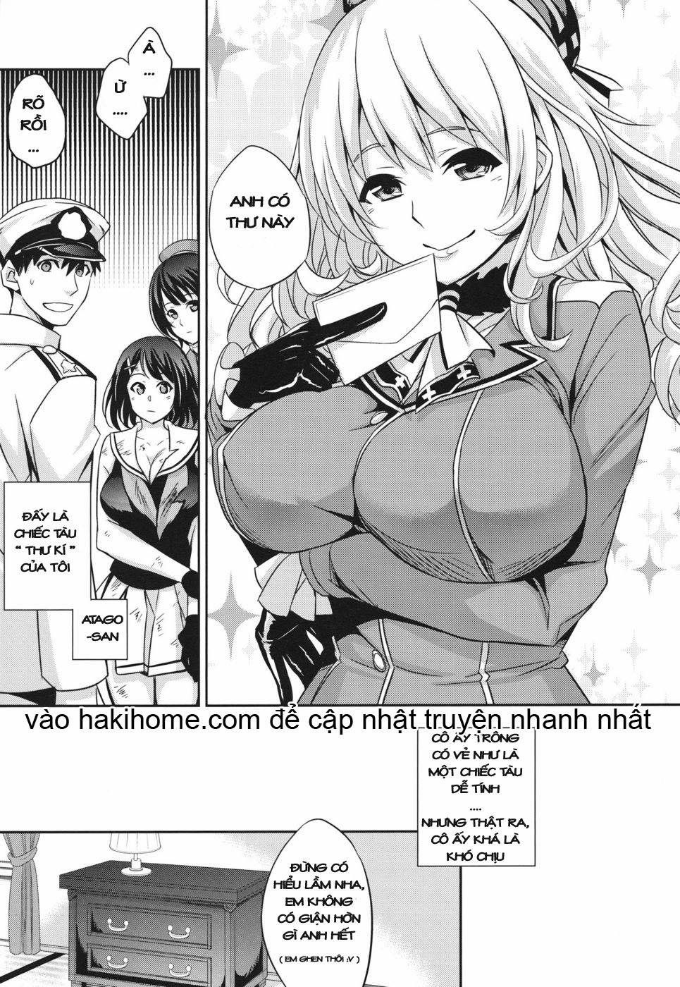 manhwax10.com - Truyện Manhwa Atago Batsuyou (Kancolle) Chương Oneshot Trang 5