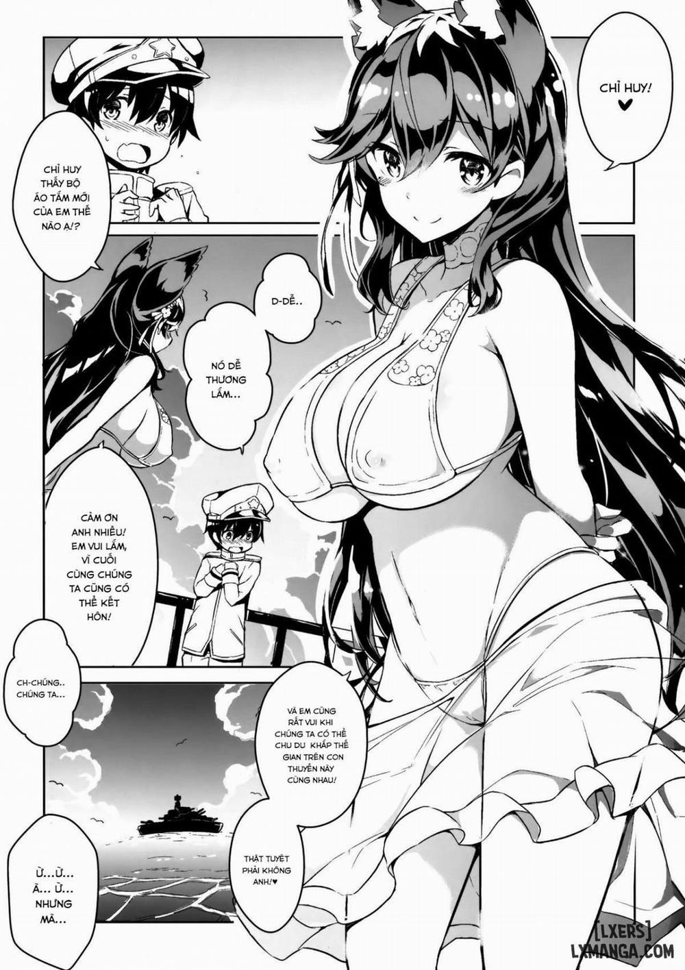 manhwax10.com - Truyện Manhwa Atago-san no Munyumunyu Oppai o Meshiagare Chương Oneshot Trang 2