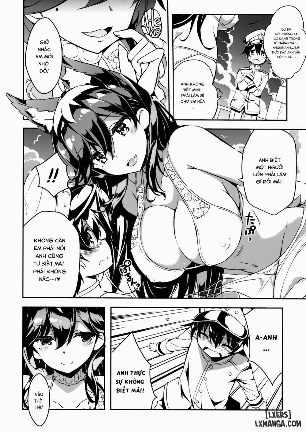 manhwax10.com - Truyện Manhwa Atago-san no Munyumunyu Oppai o Meshiagare Chương Oneshot Trang 3