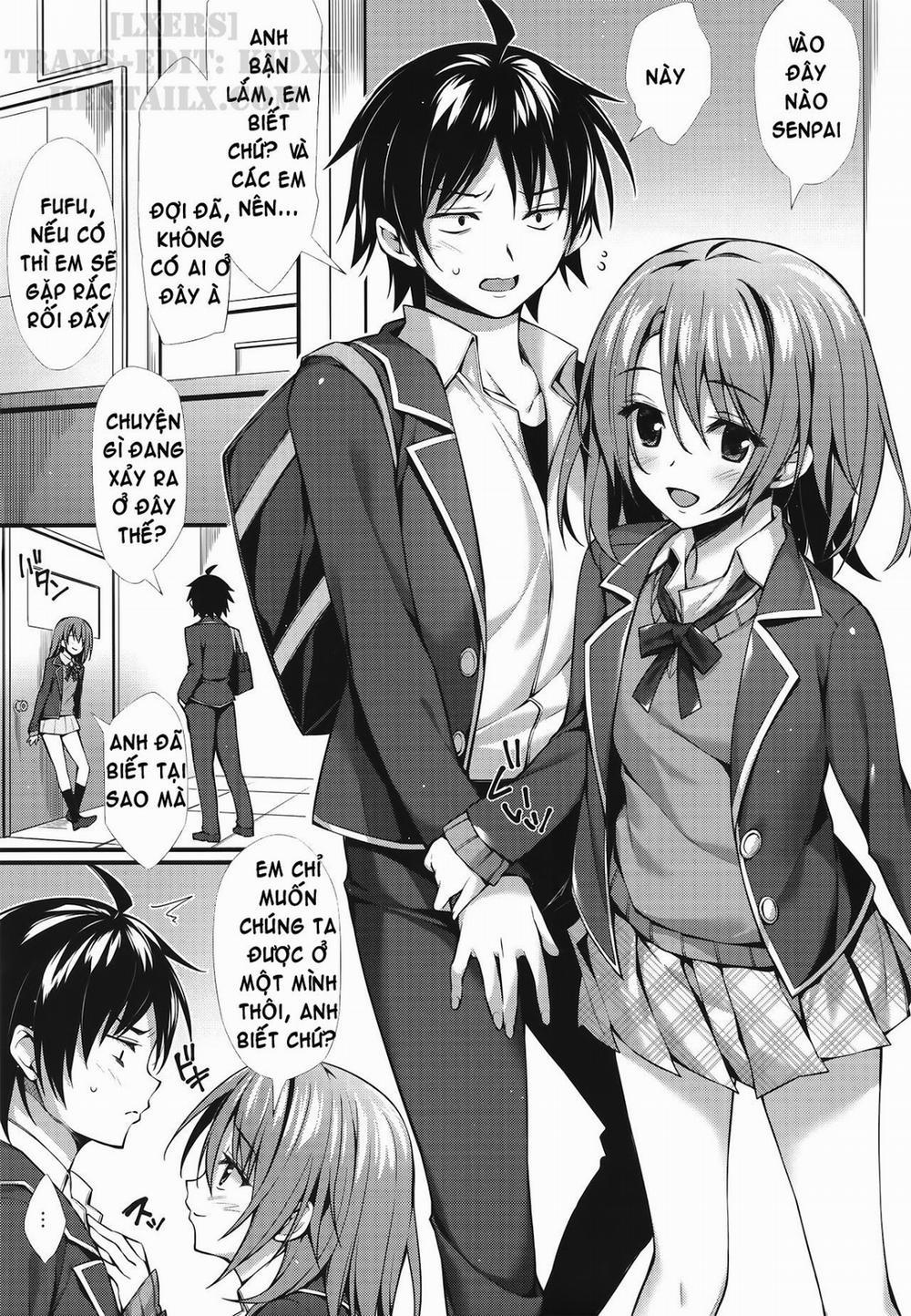 manhwax10.com - Truyện Manhwa Atashi No Daisuki Na Senpai♥ (Yahari Ore No Seishun Love Come Wa Machigatteiru) Chương Oneshot Trang 4